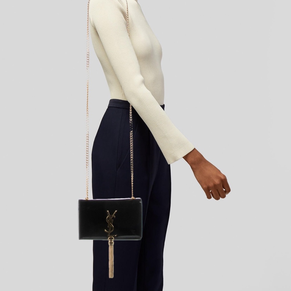 Saint Laurent Leather Kate Crossbody Bag